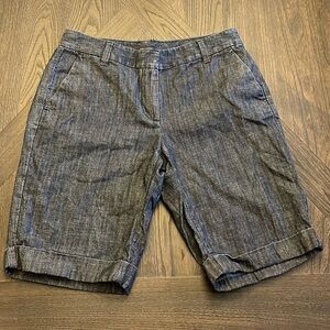 Ann Taylor Gray Tweed Shorts Size 4